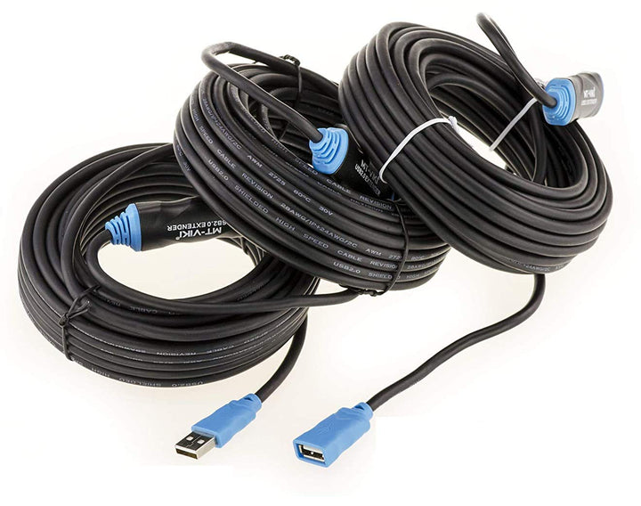 KALEA-INFORMATIQUE USB 2.0 Active Verlängerungskabel mit HOHER QUALITÄT Verstärkung, Länge 30M. USB