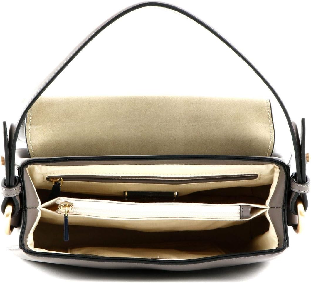 Joop! Damen Esmera Shoulder Bag (Flap), S Grau, Grau