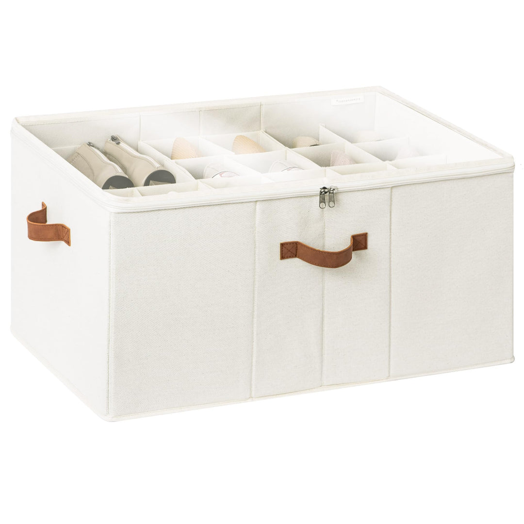 StorageWorks Schuh Organizer für Schrank, extragrosse Schuhaufbewahrung platzsparend für bis zu 24 P