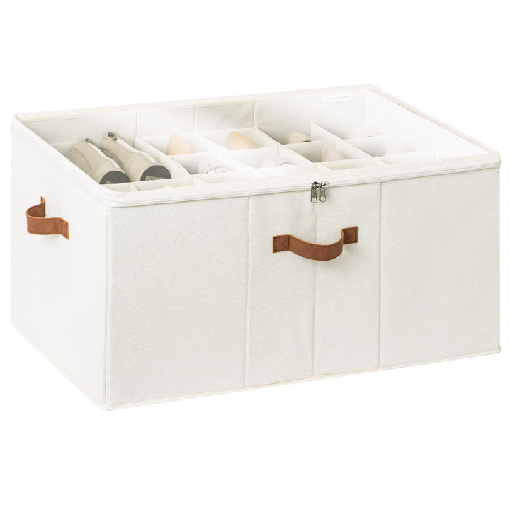 StorageWorks Schuh Organizer für Schrank, extragrosse Schuhaufbewahrung platzsparend für bis zu 24 P
