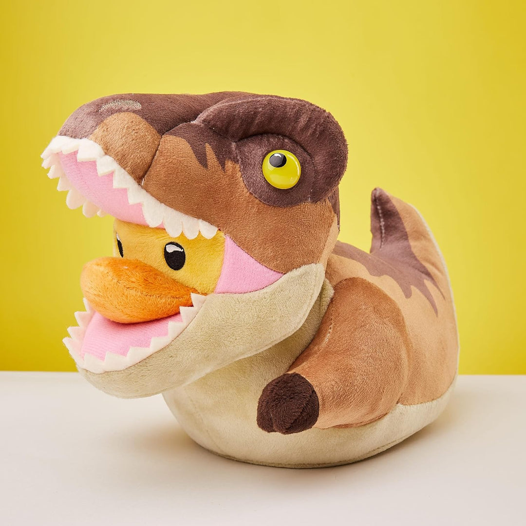 TUBBZ T-Rex Sammler-Gummiente Plüschtier - Offizielles Jurassic Park Fanartikel - Aktion TV &amp; Filme