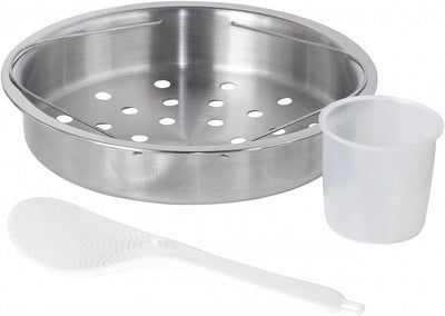 KeMar Kitchenware KRC-130 digitaler Reiskocher, BPA-frei, Brauner Reis, Naturreis, Dampfgarer, Titan