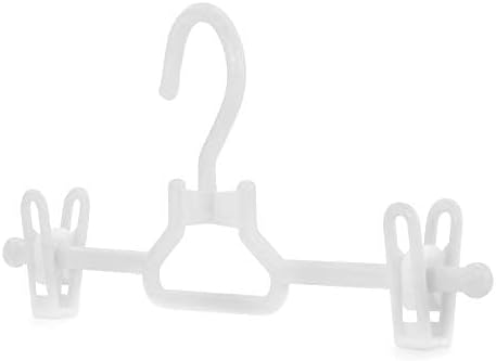 HANGERWORLD Kleiderbügel für Kinder, Kunststoff, 30 cm, Weiss, 20 Stück