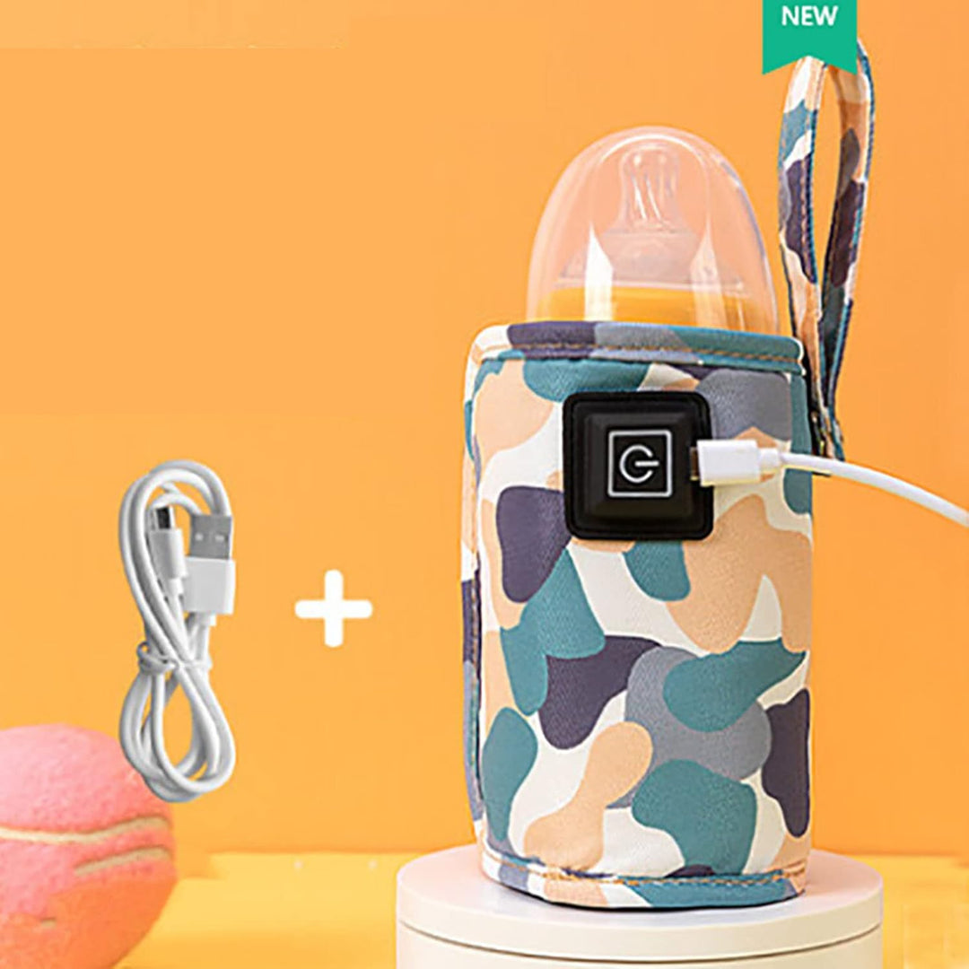 Baby Flaschenkühler Tragetasche, USB Milchflaschenwärmer Taschengrösse Temperatur Einstellbar Tragba