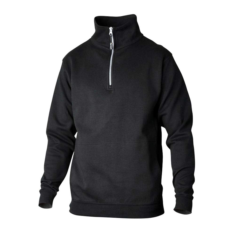 Top Swede 0102-05-09 Modell 0102 Zip Sweatshirt, Schwarz, Grösse XXXL