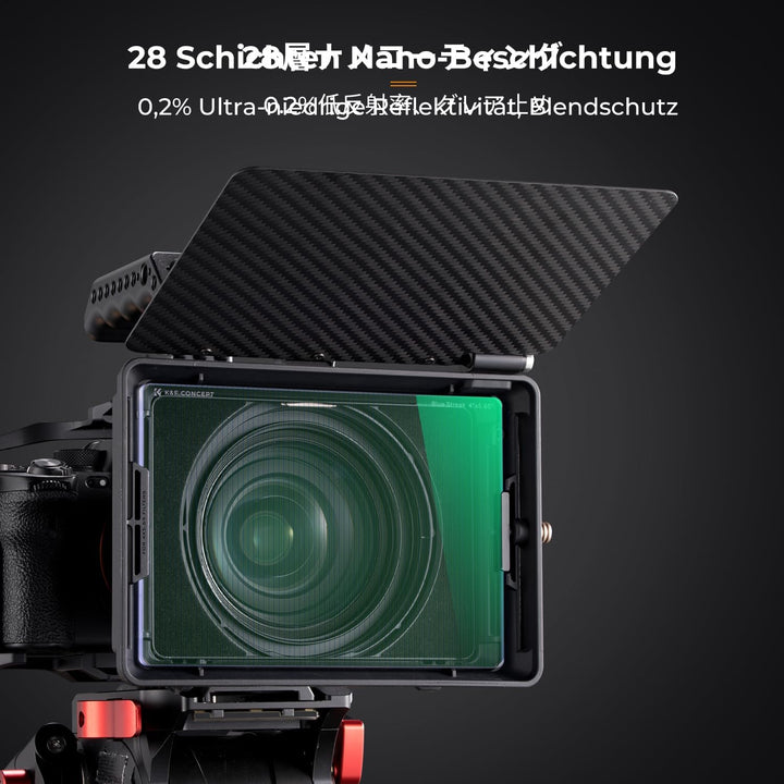 K&F Concept Nano-X Serie 4 x 5,65" Blue Streak Anamorpher Effekt Filter,Dicke 4mm Rechteckfilter für