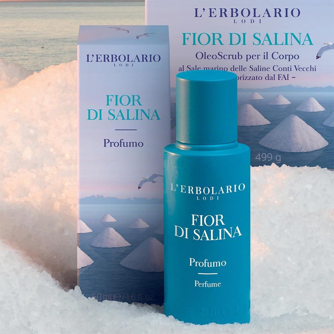 L'Erbolario, Fior di Salina Unisex-Parfum, Zitrusduft, Grösse: 50 ml Salzblume, Salzblume