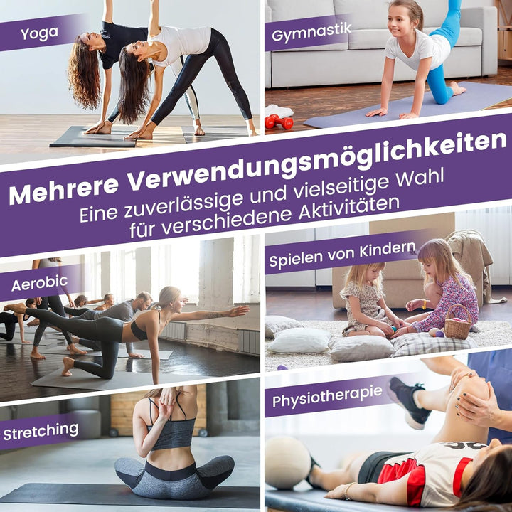 COSTWAY 300 x 120 x 5 cm Weichbodenmatte, Gymnastikmatte klappbar, Turnmatte aus PU mit Kletterversc