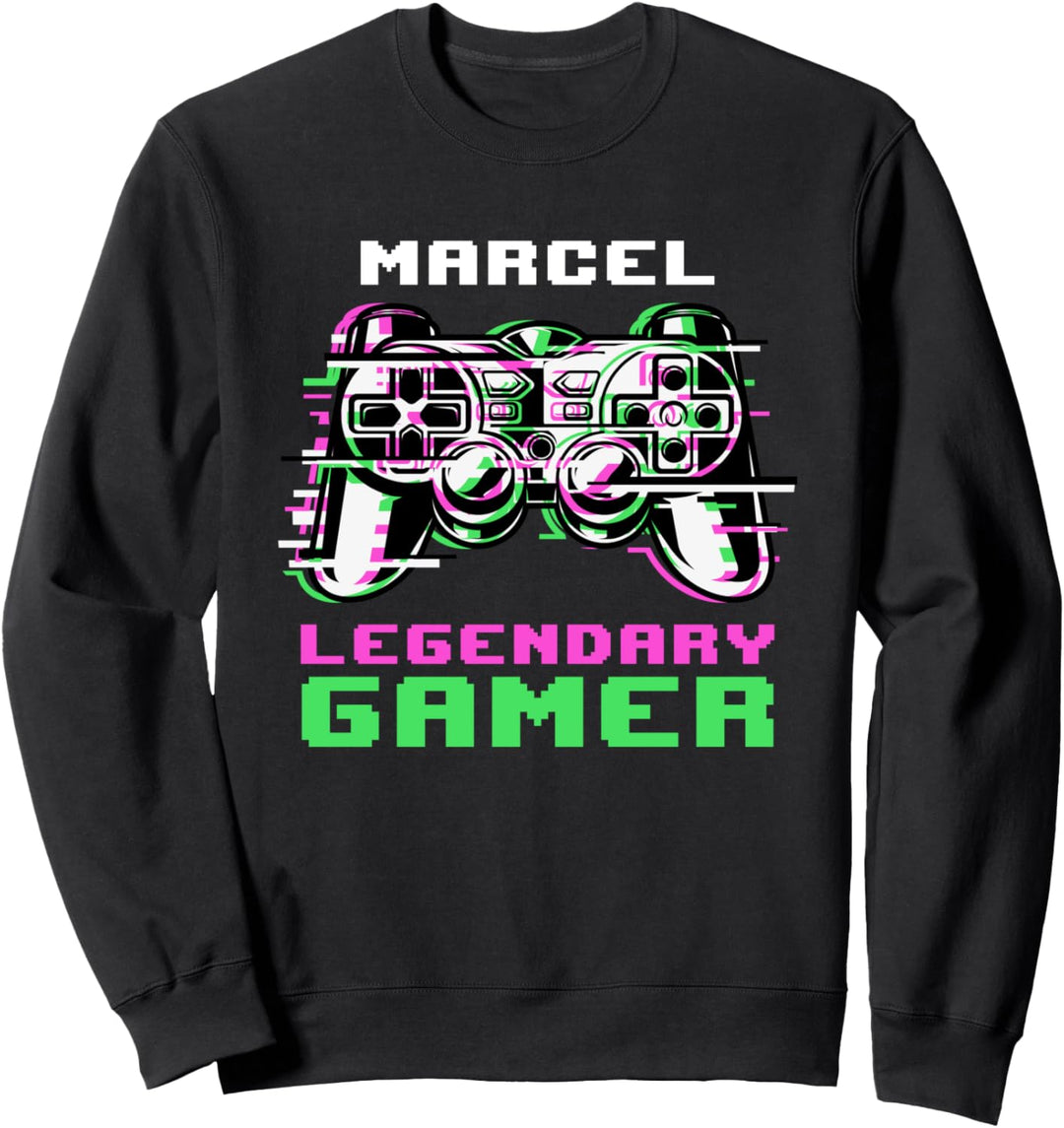 Marcel - Legendary Gamer - Personalisiert Sweatshirt