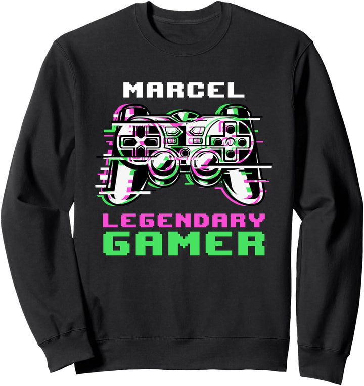 Marcel - Legendary Gamer - Personalisiert Sweatshirt