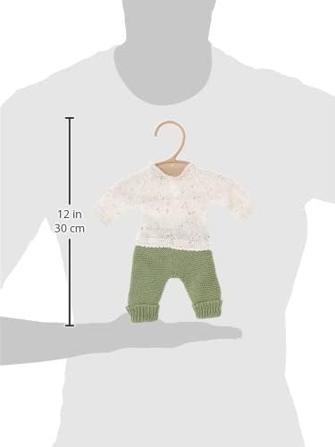 Miniland Set aus recycelten Strickwaren für 32 cm grosse Puppe Miniland Dolls – Pullover und Hose