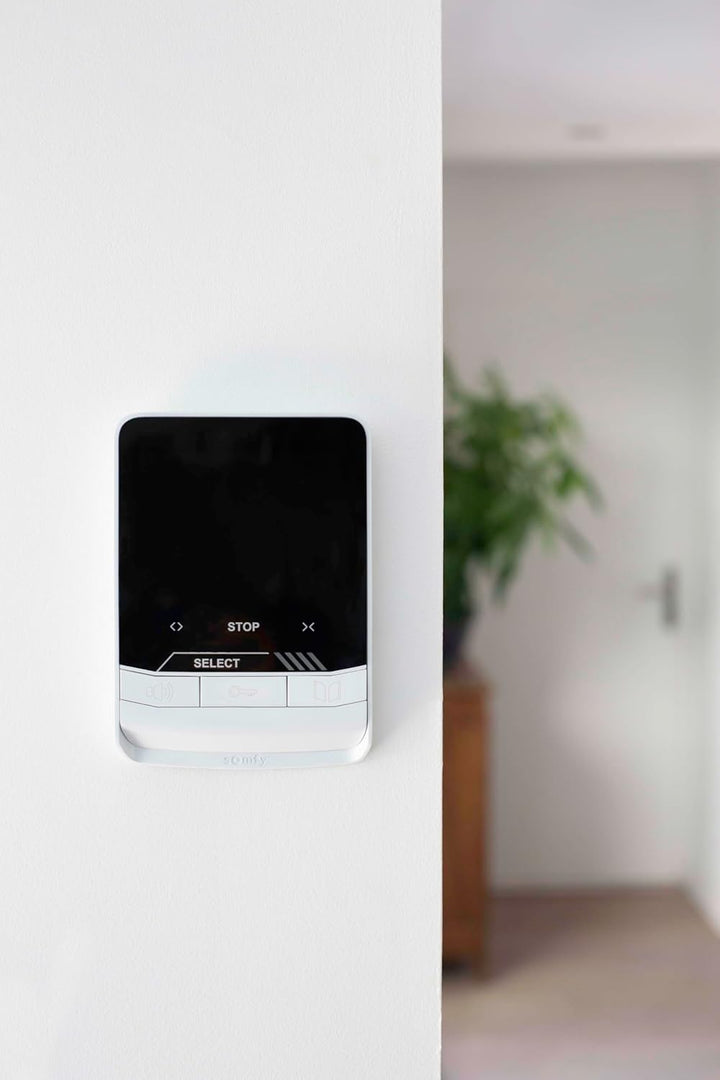 Somfy 1870536 - V100+ Video-Gegensprechmonitor | 4,3-Zoll-Bildschirm | zur Steuerung von bis zu 5 RT