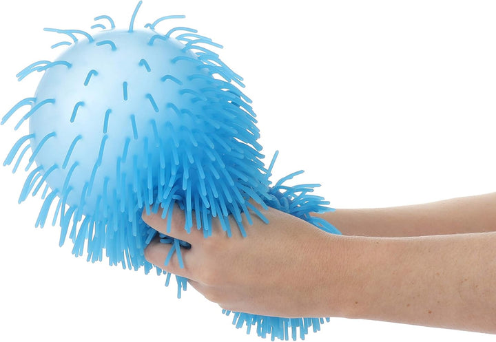 TOI-Toys Puffer Bälle mit Noppen, Blau – Fidget Toys Anti-Stress-Spielzeug Bälle für Kinder, elastis