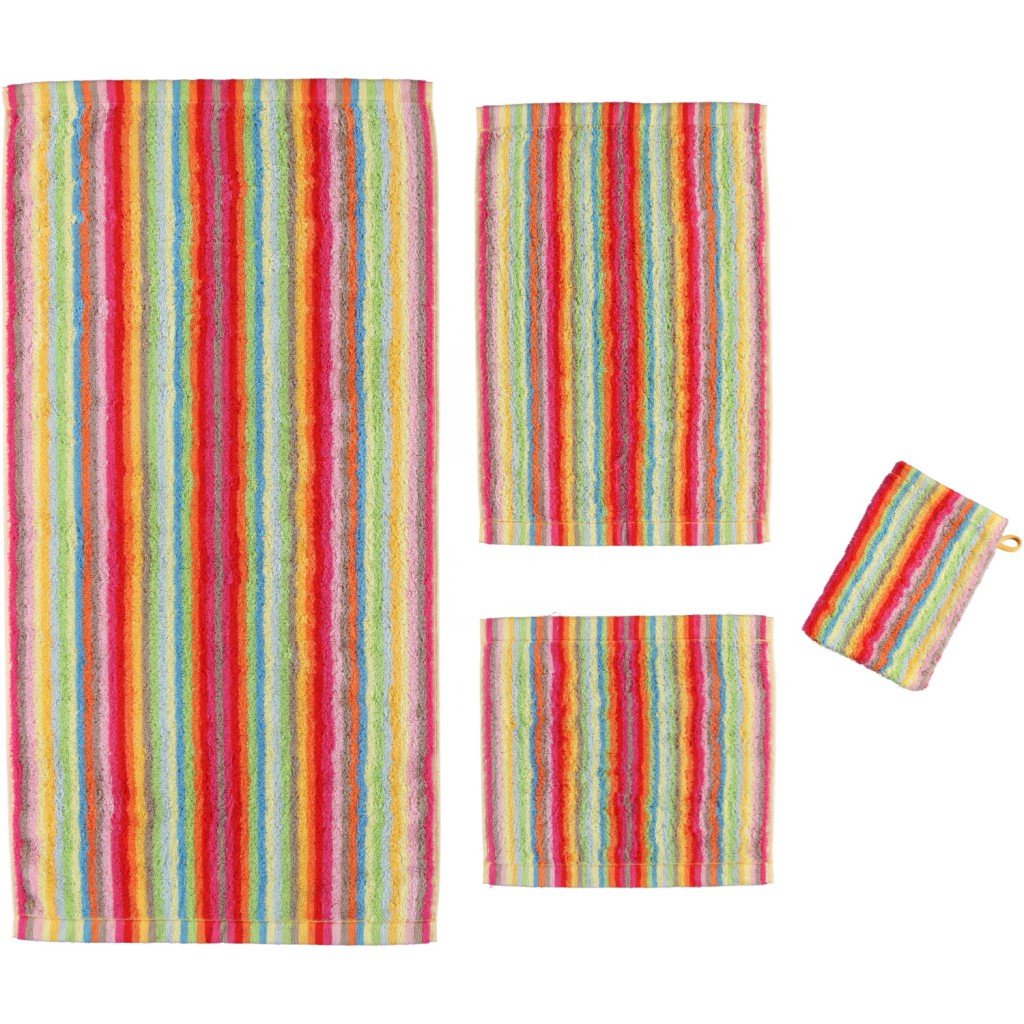 CAWÖ Home Handtücher Life Style Streifen 7008 Multicolor - 25 Saunatuch 70x180 cm, Saunatuch 70x180