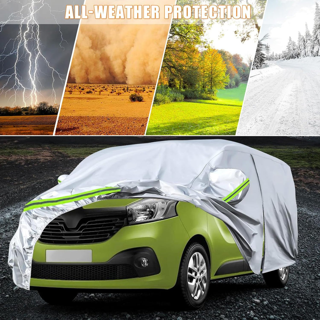 Autoschutzhülle Auto Abdeckung Geeignet für Renault Trafic 2010-2023, SWB Autoabdeckung Auto Abdeckp