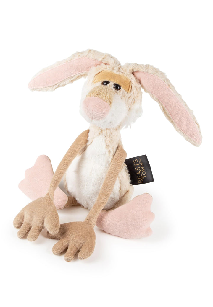 SIGIKID 39181 Lazy Bunny Beasts Town Kinder und Erwachsene Kuscheltier empfohlen ab 2 Jahren beige B