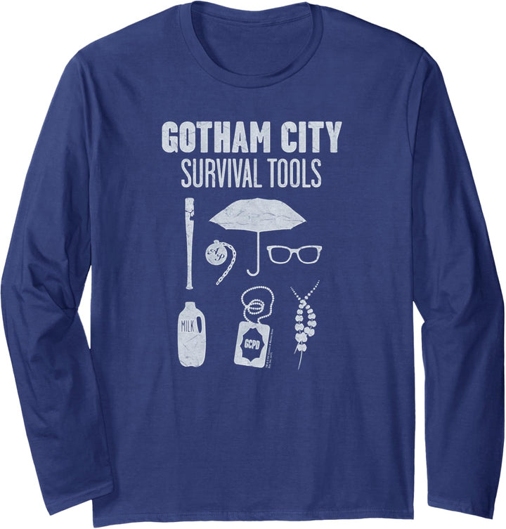 Gotham Survival Tools Langarmshirt