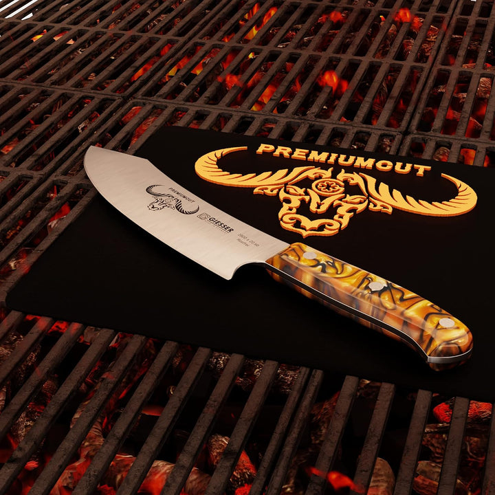 GIESSER seit 1776 - Made in Germany - Kochmesser 20 cm Spicy Orange, PremiumCut Chefs No 1, Küchenme