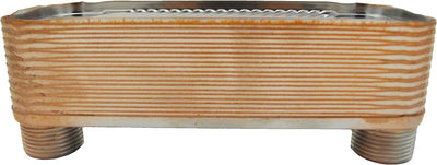 Edelstahl Plattenwärmetauscher Nordic Tec Ba-12-20 mit Isolierung 20 Platten 45kW 3/4”