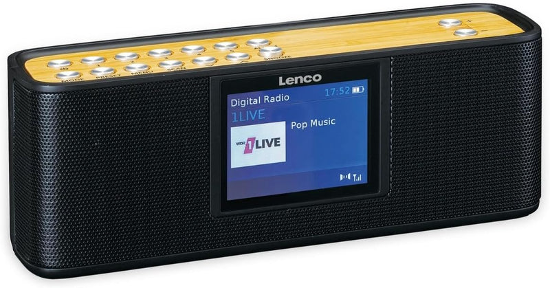 Lenco PDR-045 tragbares DAB+ Radio - DAB+ Radio mit Bluetooth® - PPL FM-Radio - 2 x 3 Watt RMS - 5 S