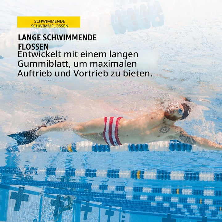 FINIS Long Floating Fins for Swimming and Snorkeling M - EU 37-39 Floating 1.05.037, M - EU 37-39 Fl