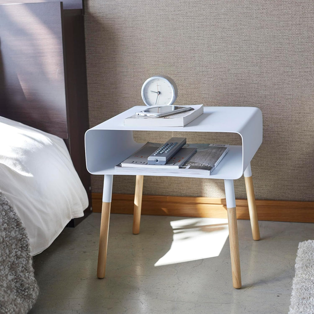 Low side table - Plain - white Weiss, Weiss