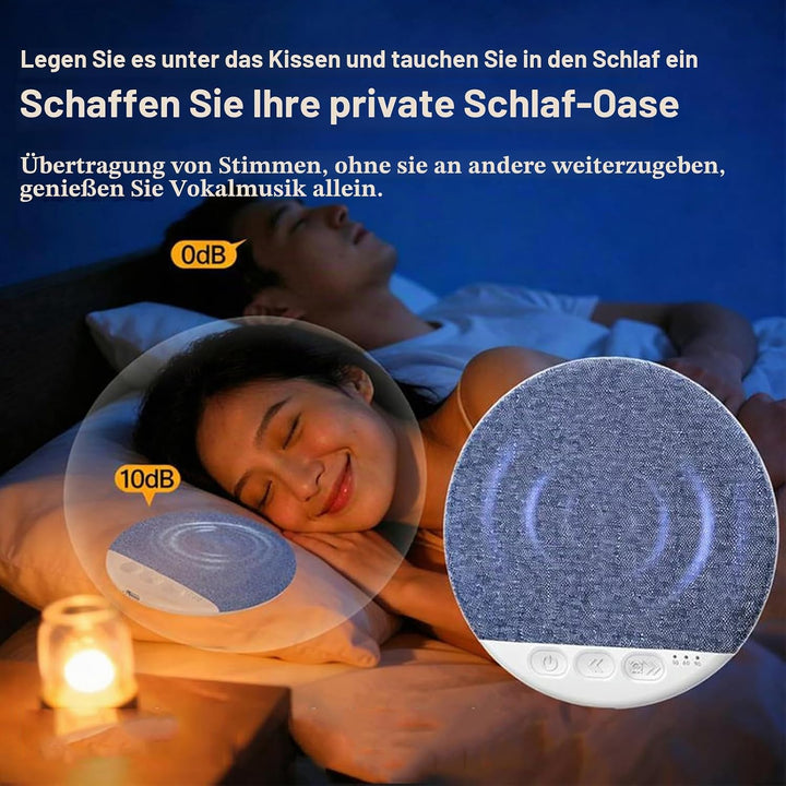 Ultra-Thin Bluetooth Pillow Speaker with Bluetooth 6.0, Ultraflacher Bluetooth Kopfkissenlautspreche