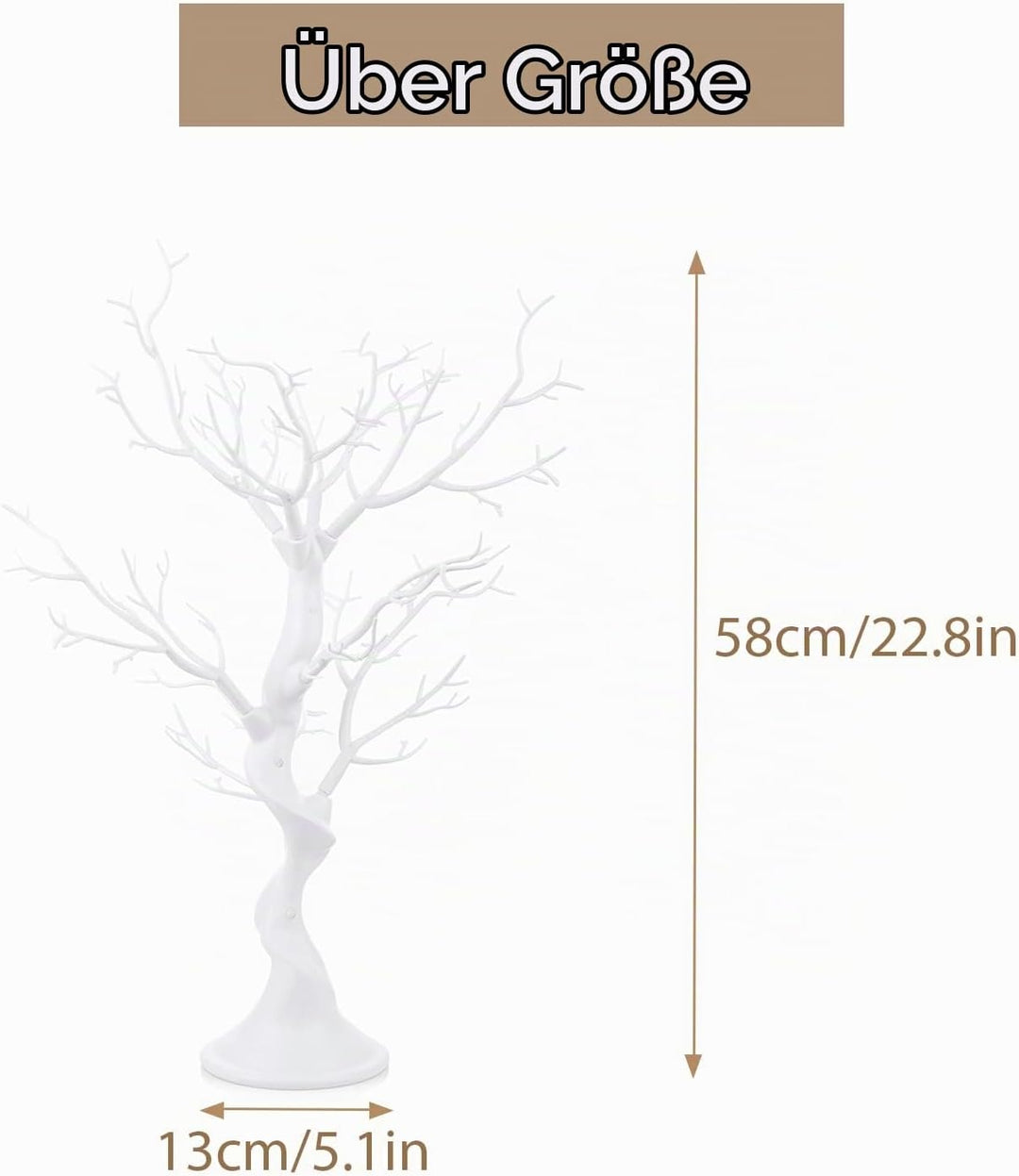 Sziqiqi Künstlicher Baum für Dekoration Hochzeit/Esstisch, abziehbarer Wunschbaum Hochzeit, Dekorati