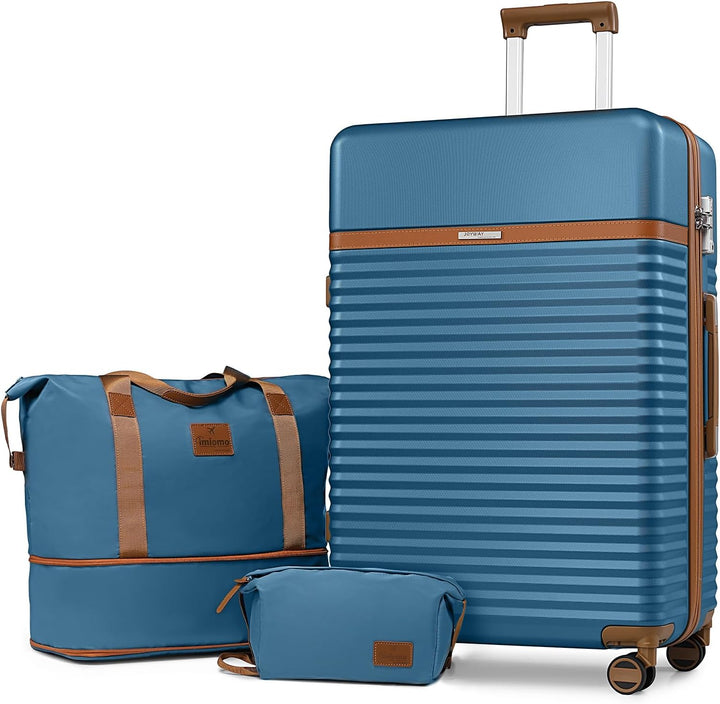 Joyway Kofferset 3 Teilig von ABS Hartschalen Erweiterbar Trolley Kofferset mit 4 Rollen und TSA Sch