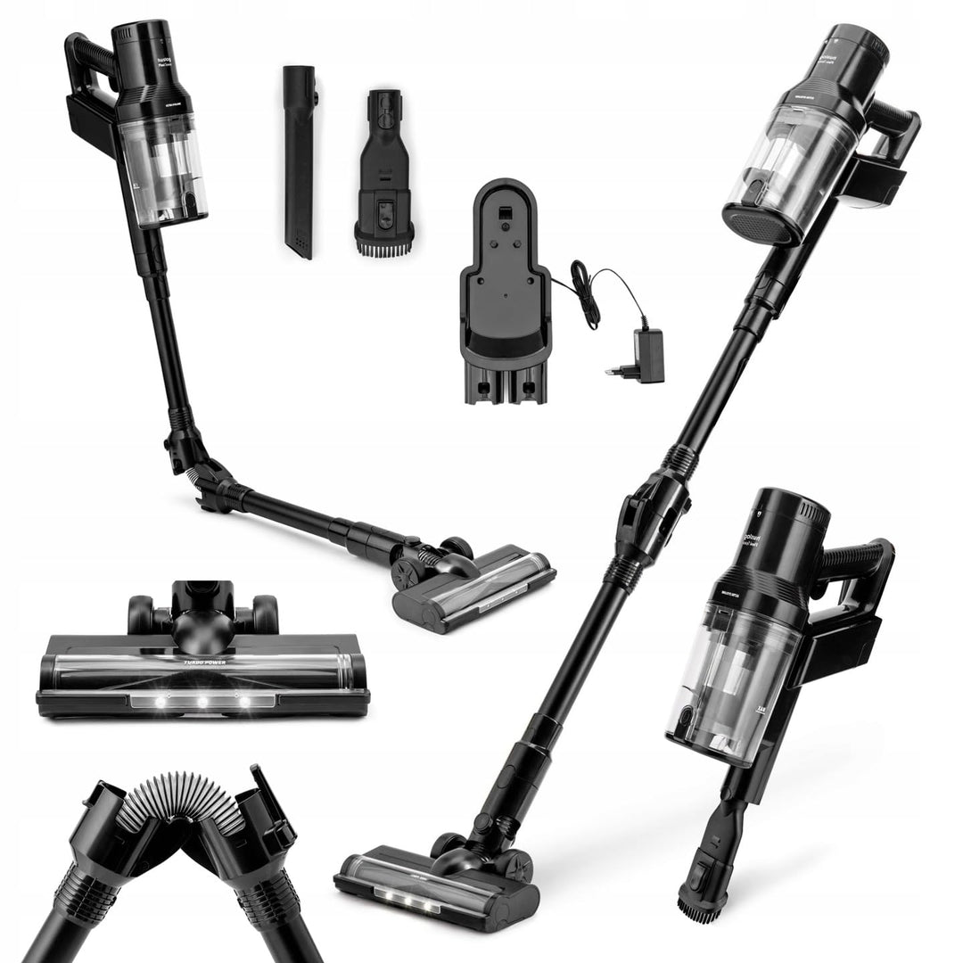 FlexiSpace, Akku Staubsauger Kabellos, handgehalten, beutellos, 2-in-1, bürstenlos