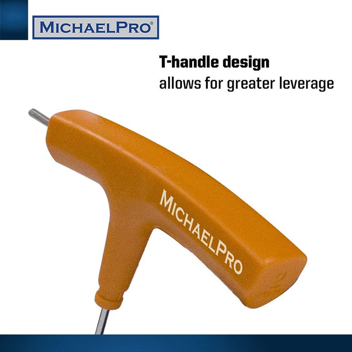 MichaelPro MP001044 Imbusschlüssel Satz 8-Teilig - Zweiseitiger Kugelkopf Imbusschlüssel Satz mit Gr