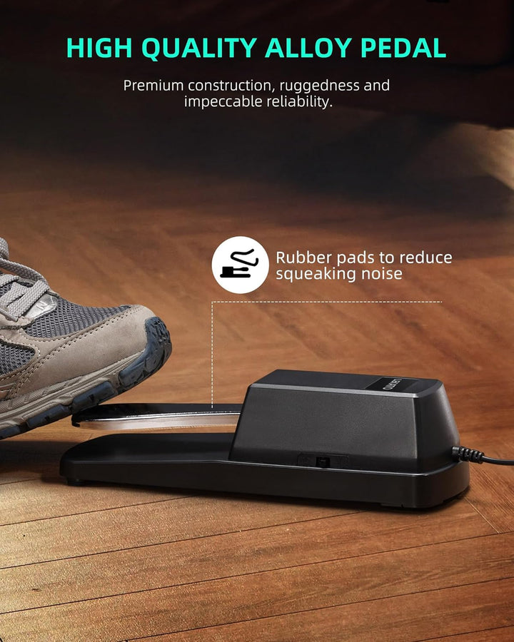 LEKATO Universelles Sustain Pedal für Keyboard, Klavier-Fusspedal mit Polaritätsschalter für elektro
