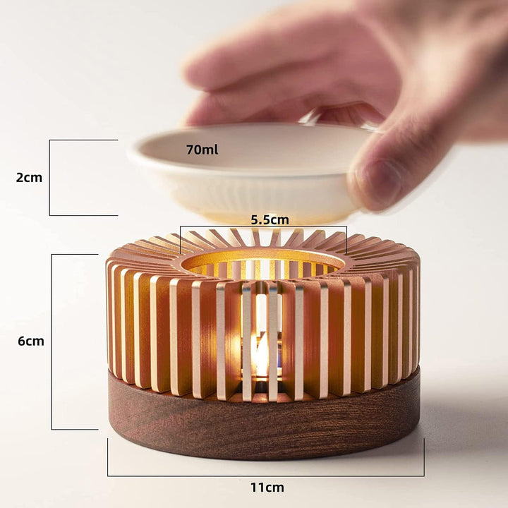 Duftlampe Teelicht | als Stövchen verwendet werden kann | duftöl lampe | Erstaunlicher nächtlicher E