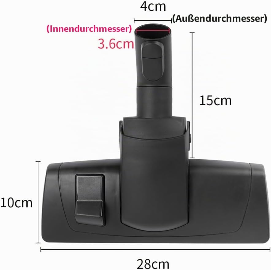 YanBan Universal-Staubsaugerbürsten mit 35 mm Innendurchmesser, langlebiger Bürstenkopf-Ersatz für B