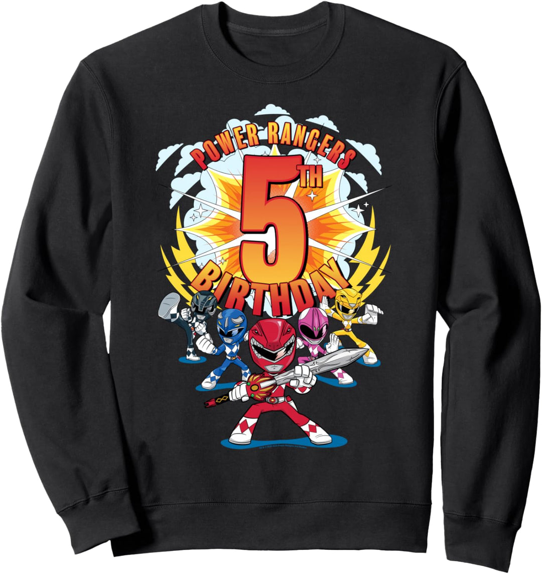 Power Rangers Awesome 5th Birthday Mini Action Shot Sweatshirt