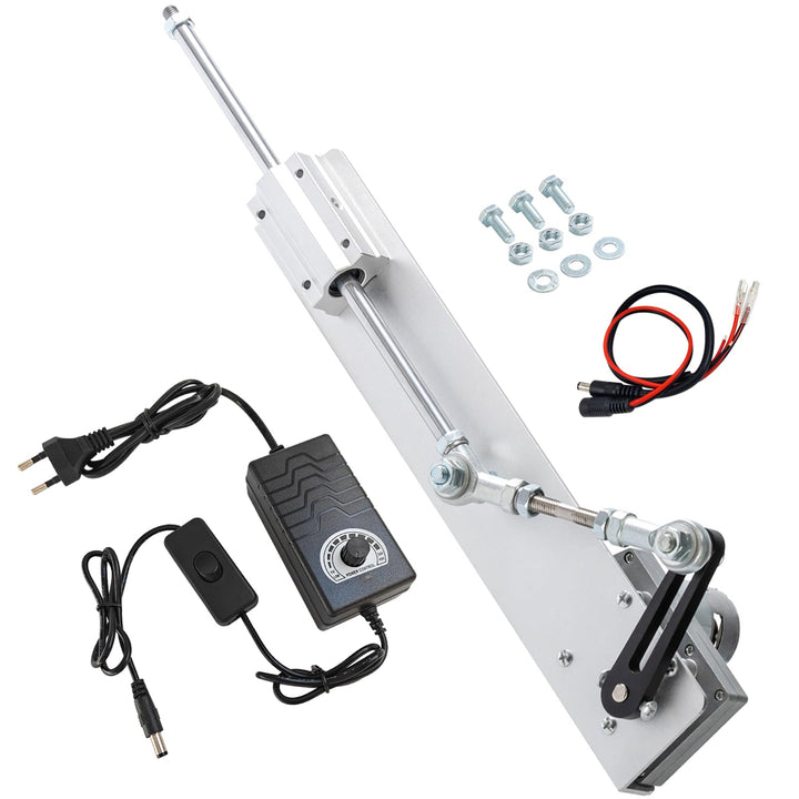 Hubkolbenmotor Linearaktuator DC 24V Hub 3-15cm 160rpm Maximaler Schub 13kg mit Drehzahlregler (24V1