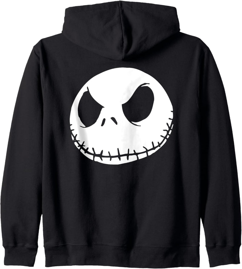 The Nightmare Before Christmas Jack Face Black Kapuzenjacke