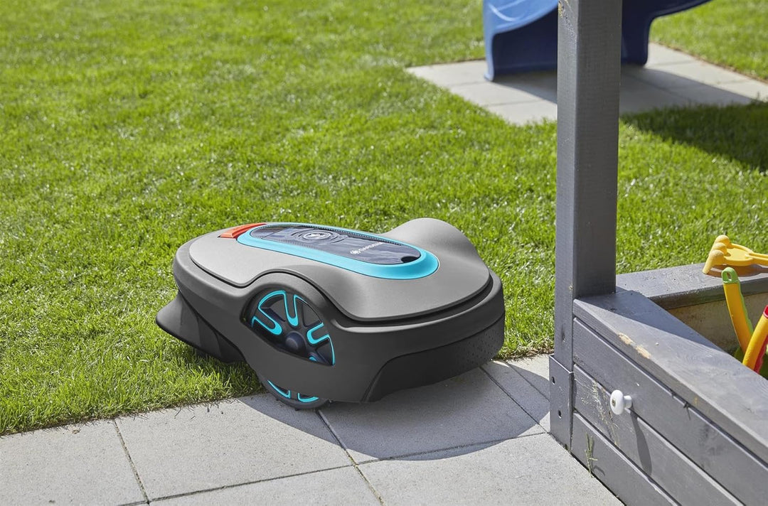 Gardena smart SILENO Life 1000 Mähroboter-Set: Innovative LONA KI-Technologie, SensorControl, für St