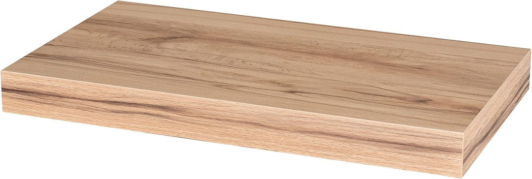 levandeo Wandboard Bobby Kernbuche Dekor 40cm - Deutsche Herstellung Schablone und Schrauben - Wandr