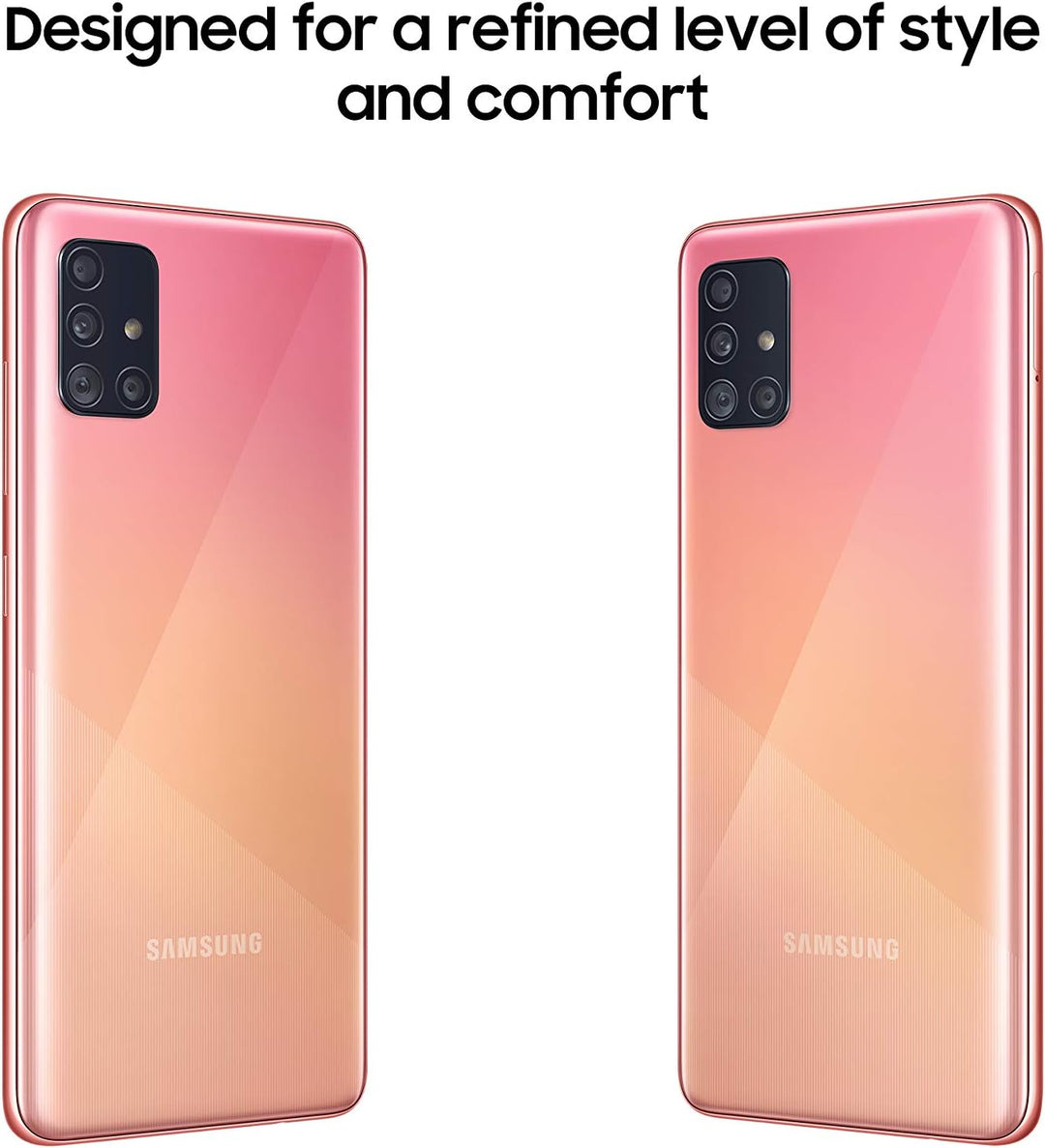 Samsung Galaxy A51 Dual SIM 128GB 6GB RAM SM-A515F/DSN Pink 4G Pink, 4G Pink