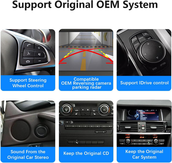 8,9 Zoll 1920 * 720 Auto Stereo für BMW X3 F25 CIC Carplay Android Auto Radio Upgrade Touchscreen DS