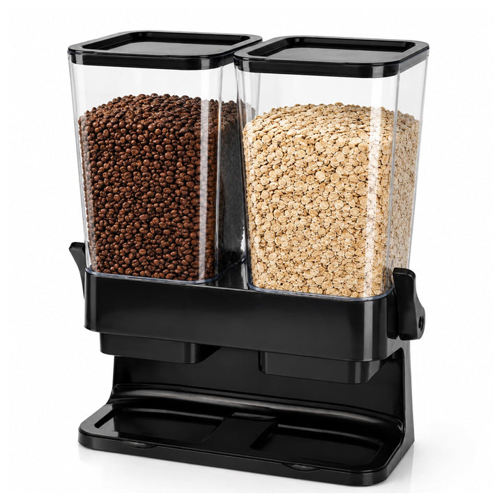 Müslispender 2er Pack, Doppelte 3L Luftdichte Müsli-Speicherkiste