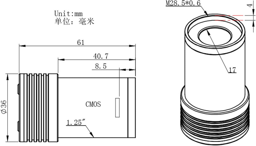 ZWO Kamera ASI 174 MM Mini Mono
