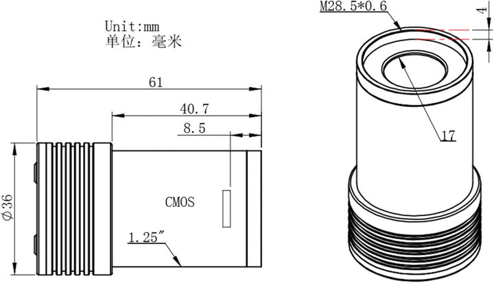 ZWO Kamera ASI 174 MM Mini Mono