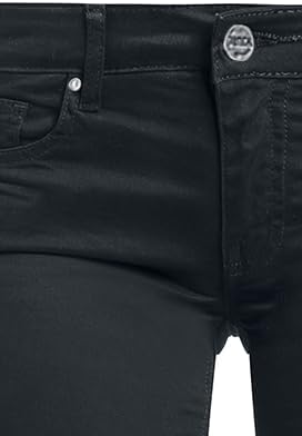 Black Premium by EMP Damen Schwarze Jeans mit Schlag W30L34