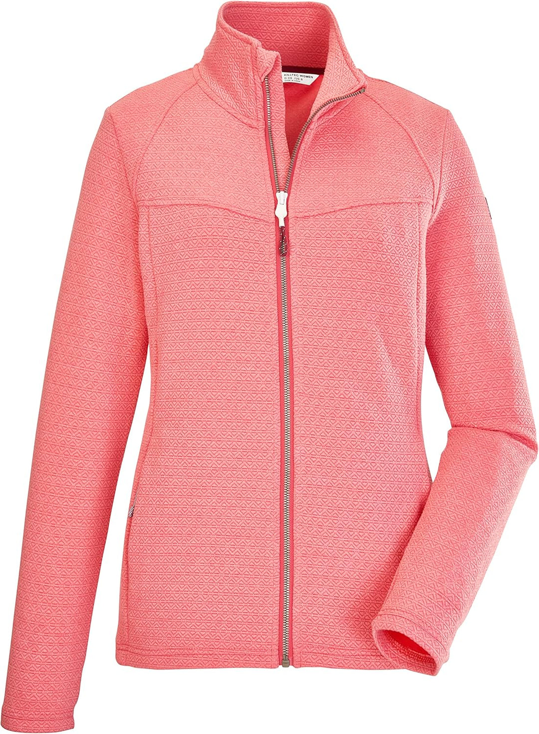 Killtec Damen Kos 102 Wmn Flx Jckt Stretchjacke mit Stehkragen/Fleecejacke 36 rose, 36 rose