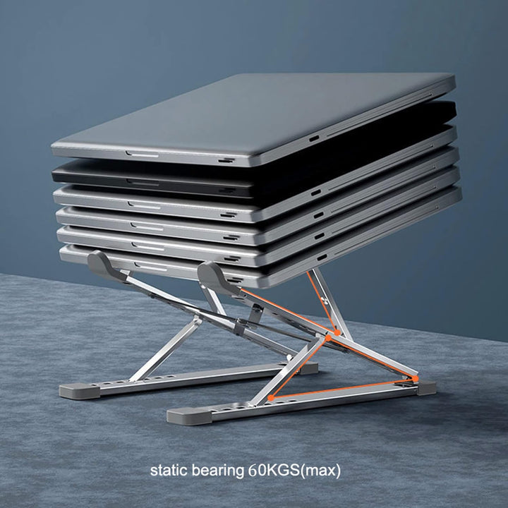 Laptop Ständer, SHARKSPEED 9+7-Stufe Höhenverstellbarer Laptop Stand, Aluminium Belüfteter Notebook
