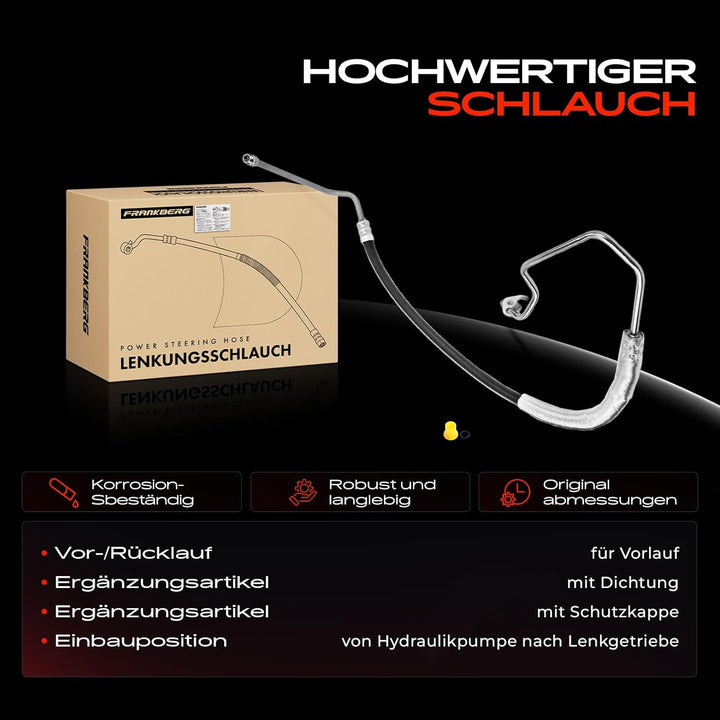 Frankberg Servolenkung Schlauch Diesel Kompatibel mit Mondeo III B5Y B4Y BWY 2.0L 2.2L 2000-2007 Rep