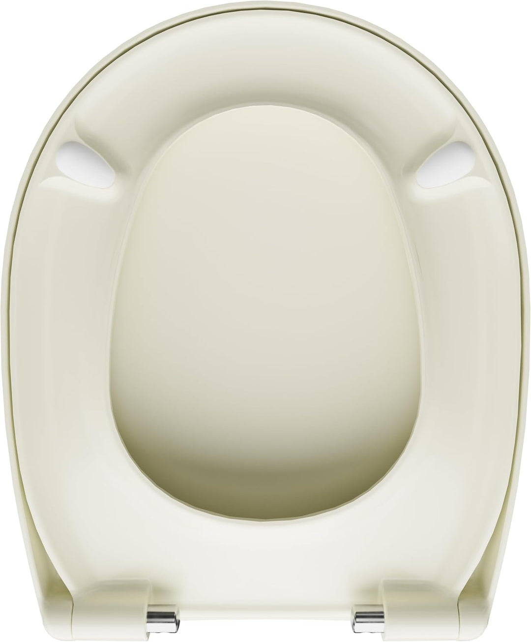 LUVETT® WC-Sitz mit Absenkautomatik C100 oval universell, Toilettendeckel mit 3 Edelstahl Montagelös