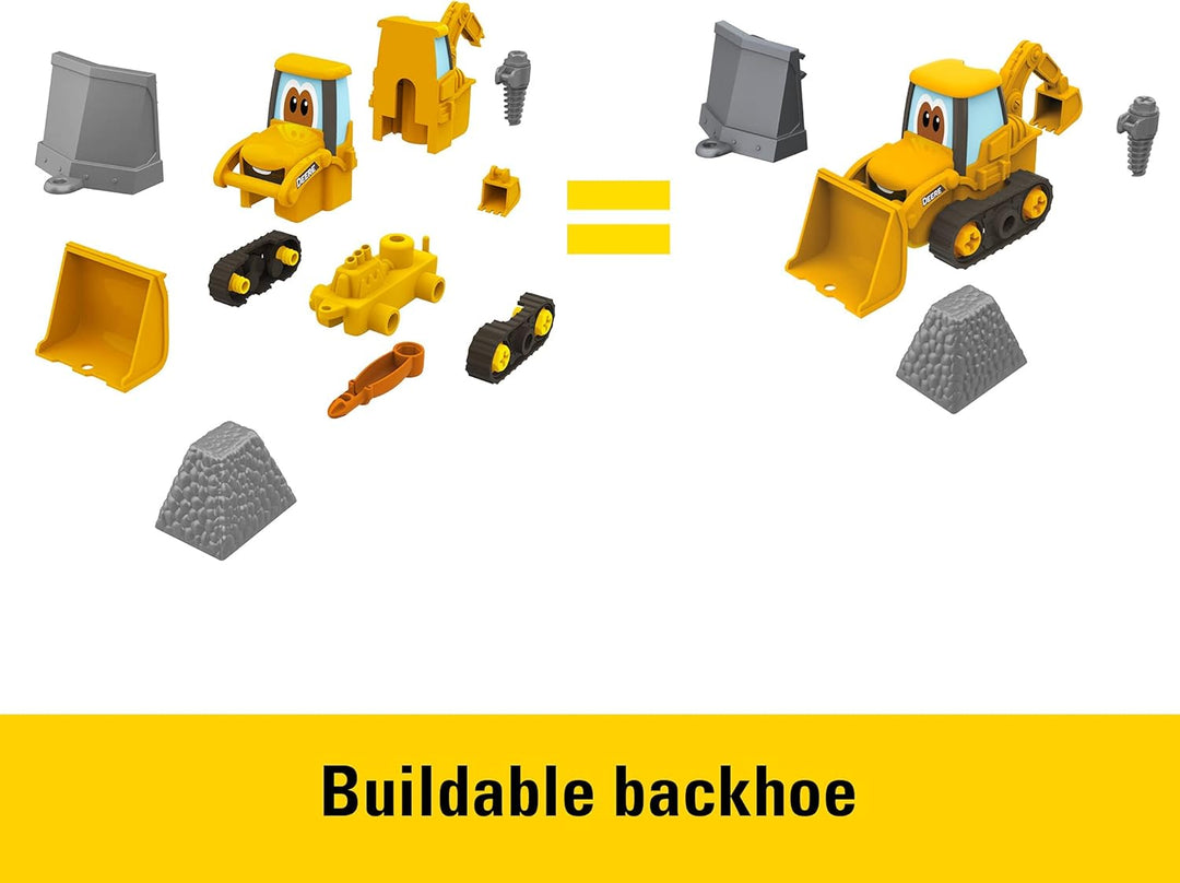 JOHN DEERE 47278 Kids Build A Buddy Deluxe Baggerlader, Bagge Kinder, Bauernhof, Traktor Spielzeug f
